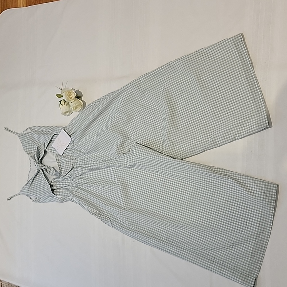 New! Gal Meets Glam Romper Gingham Sz4 - Picture 8 of 12